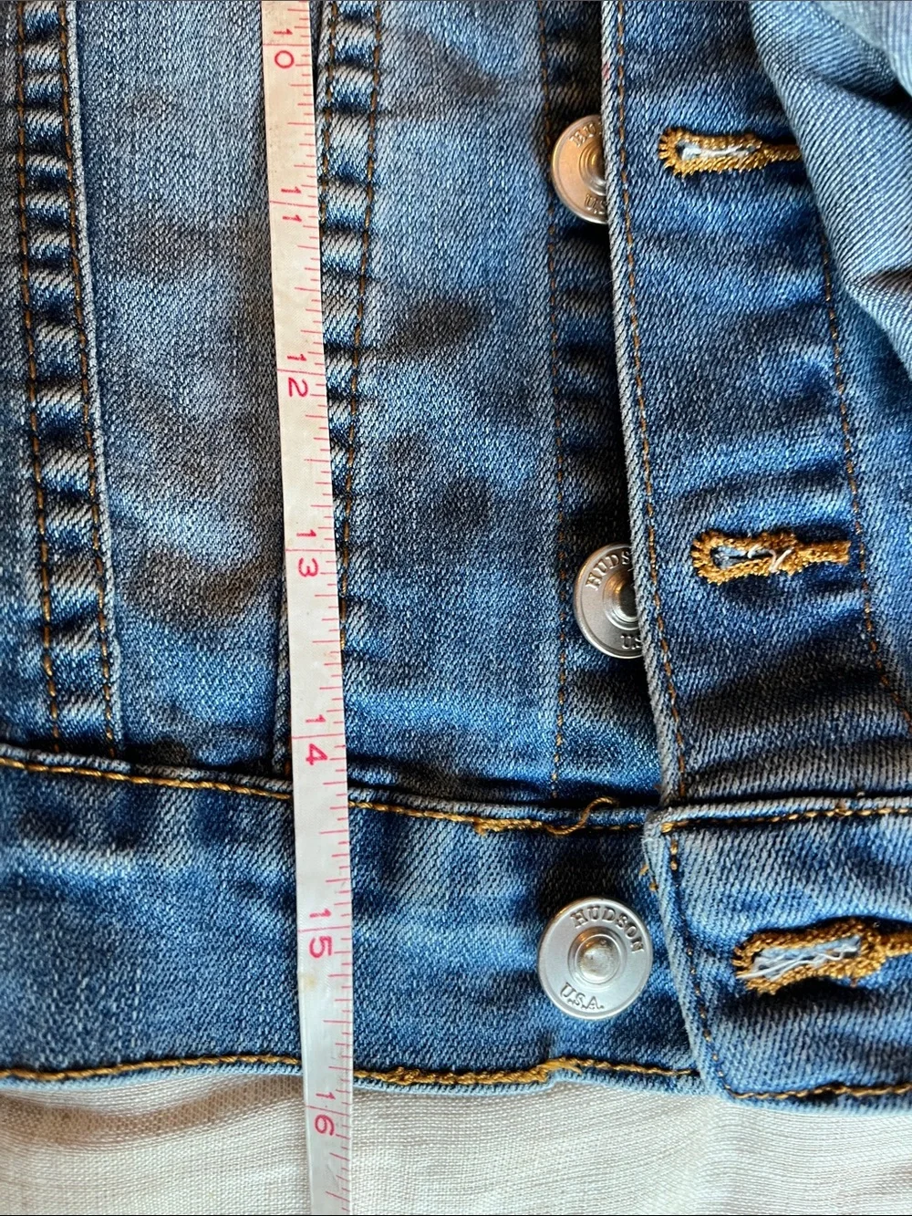 Hudson Jeans Kids Classic Medium Blue Denim Jacket